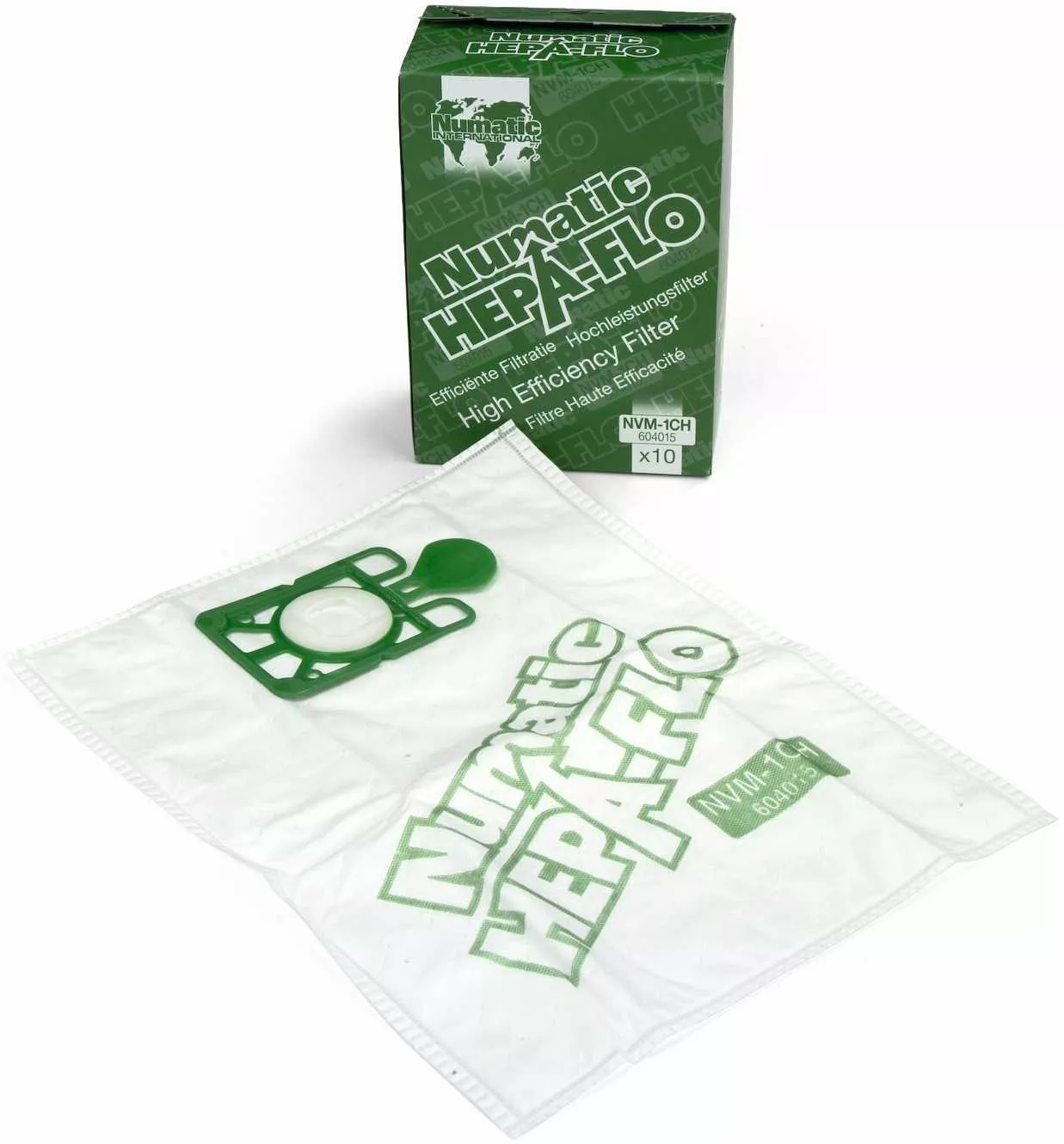 Numatic HEPA-FLO Hochleistungs-Vlies-Filter NVM-1AH, 10 Stück