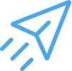 Newsletter Icon Papierflieger