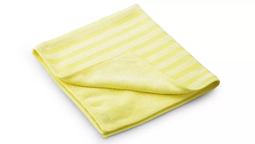 Mega Clean Mikrofaser Borstentuch 40x40cm gelb