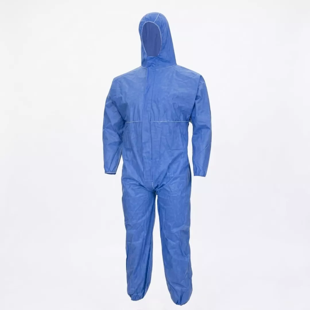 NITRAS Polysafe Basic II Schutzoverall Typ 5+6 Größe XXL blau