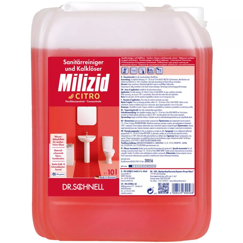 Kalklöser, Sanitärreiniger, Milizid, CITRO, Hochkonzentrat
