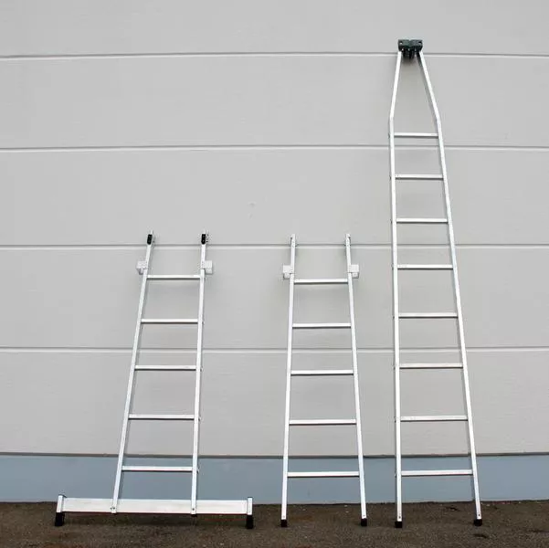 Krause Glasreiniger-Leiter 18 Sprossen