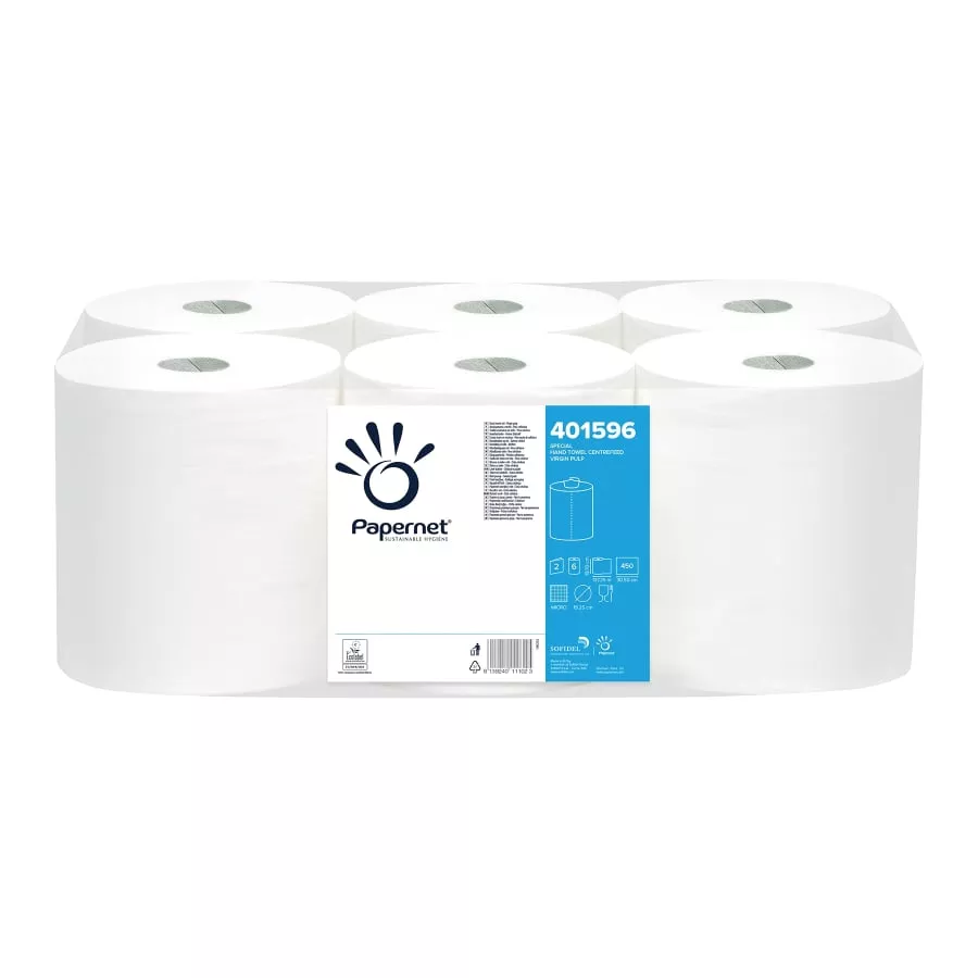 Werra Handtuchpapier 2-lagig 137 m × 19,7 cm – 6 Rollen