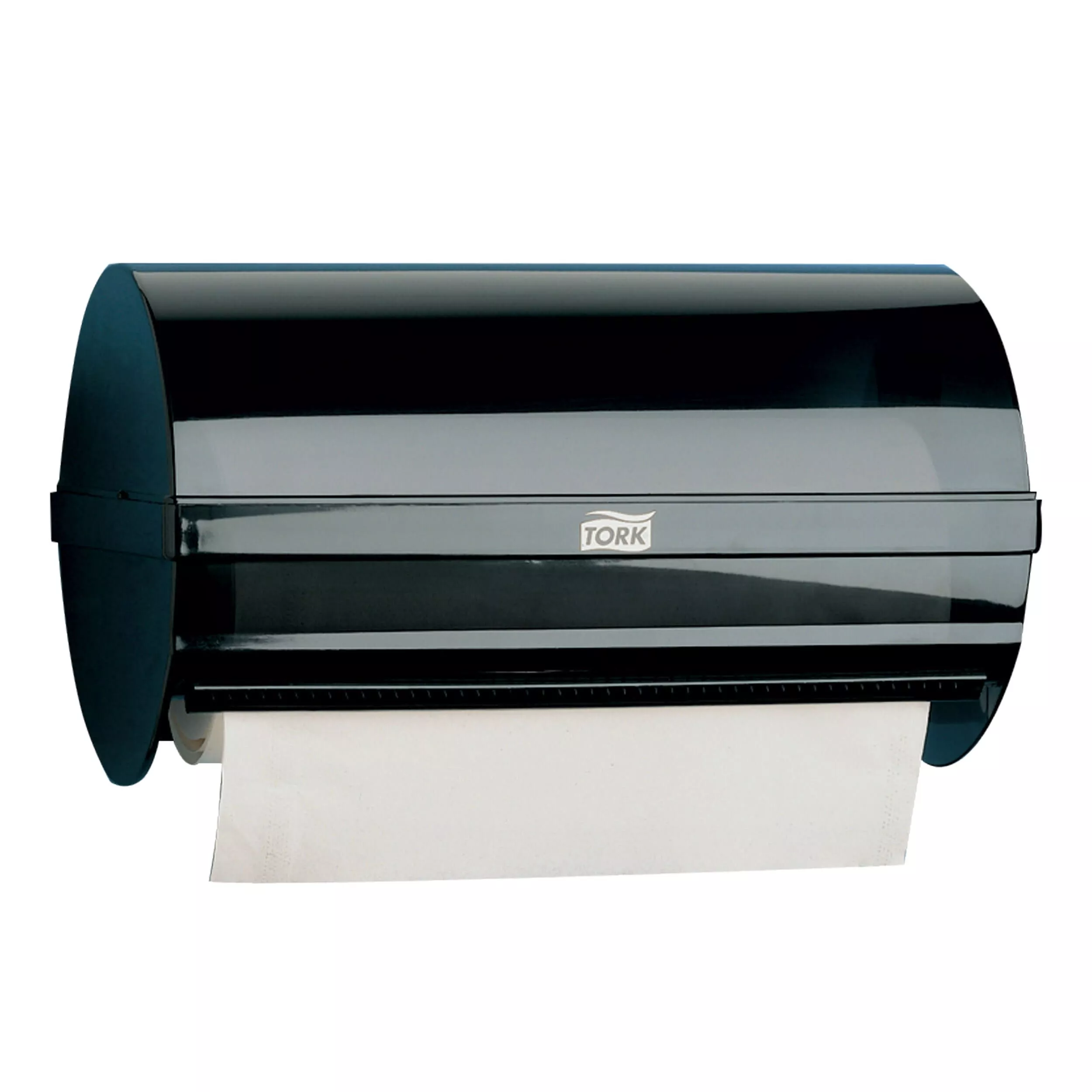 Tork Kleinrollenspender mit Wandhalterung Schwarz W5, hygienisch umschlossene Rolle, 209167