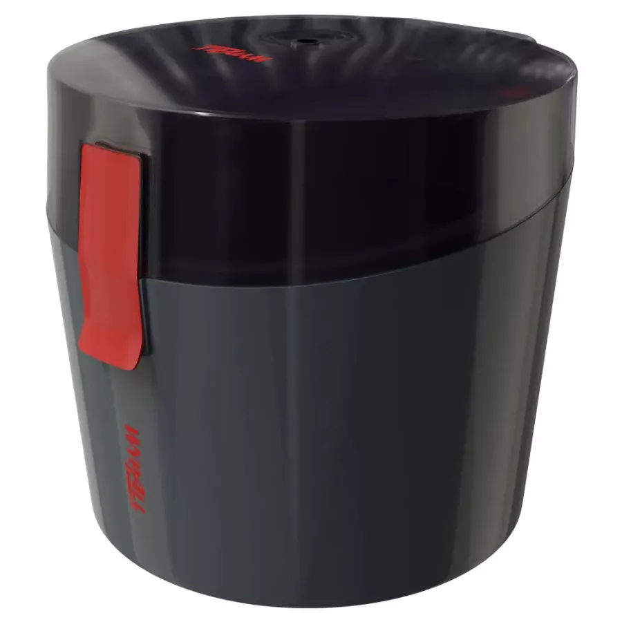 Kaffeekapselspender, Kaffeekanne, Kunststoff, Drehverschluss, Rot