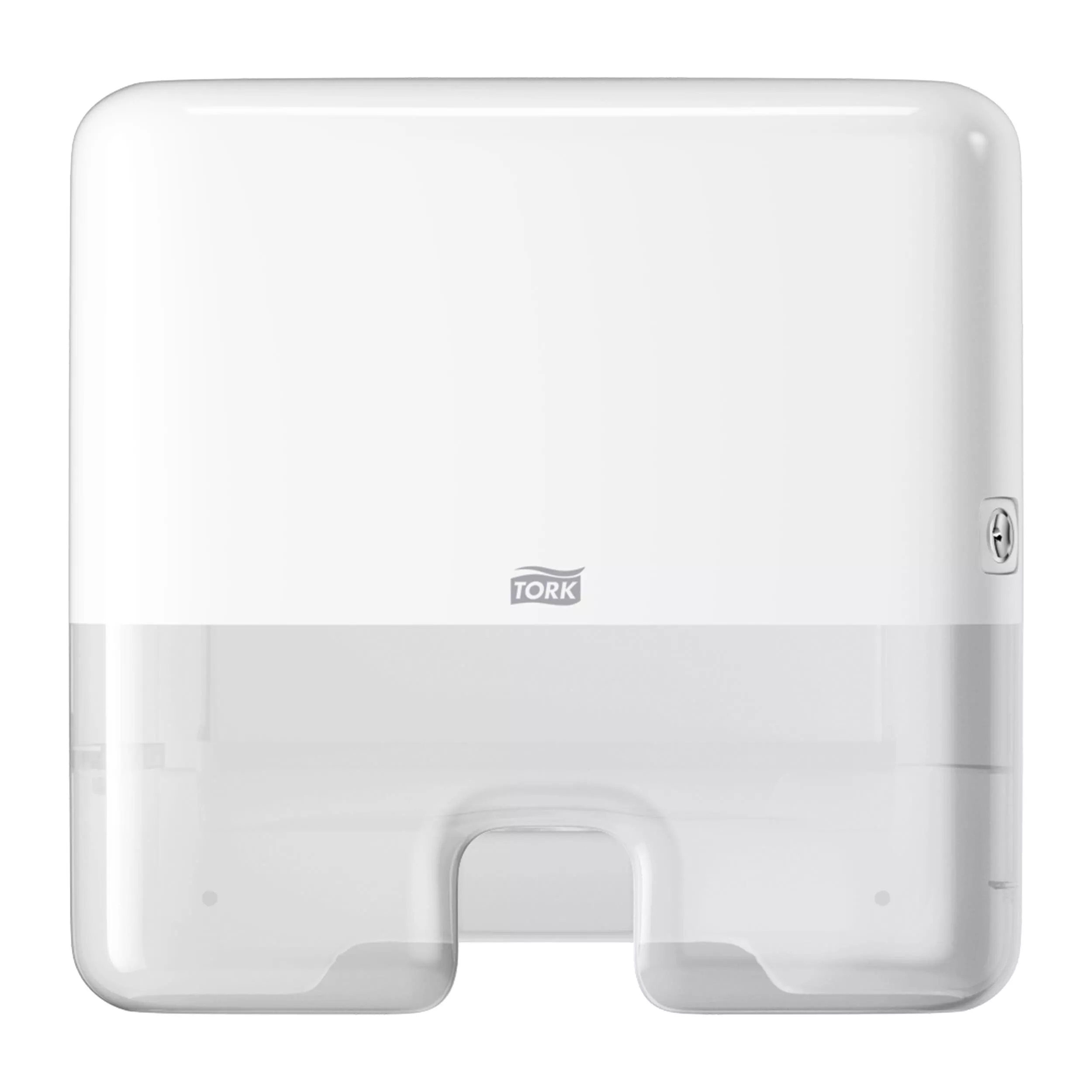 Tork Xpress® Mini Spender für Multifold-Handtücher Weiß H2, Einzeltuchentnahme, Elevation Design, 552100