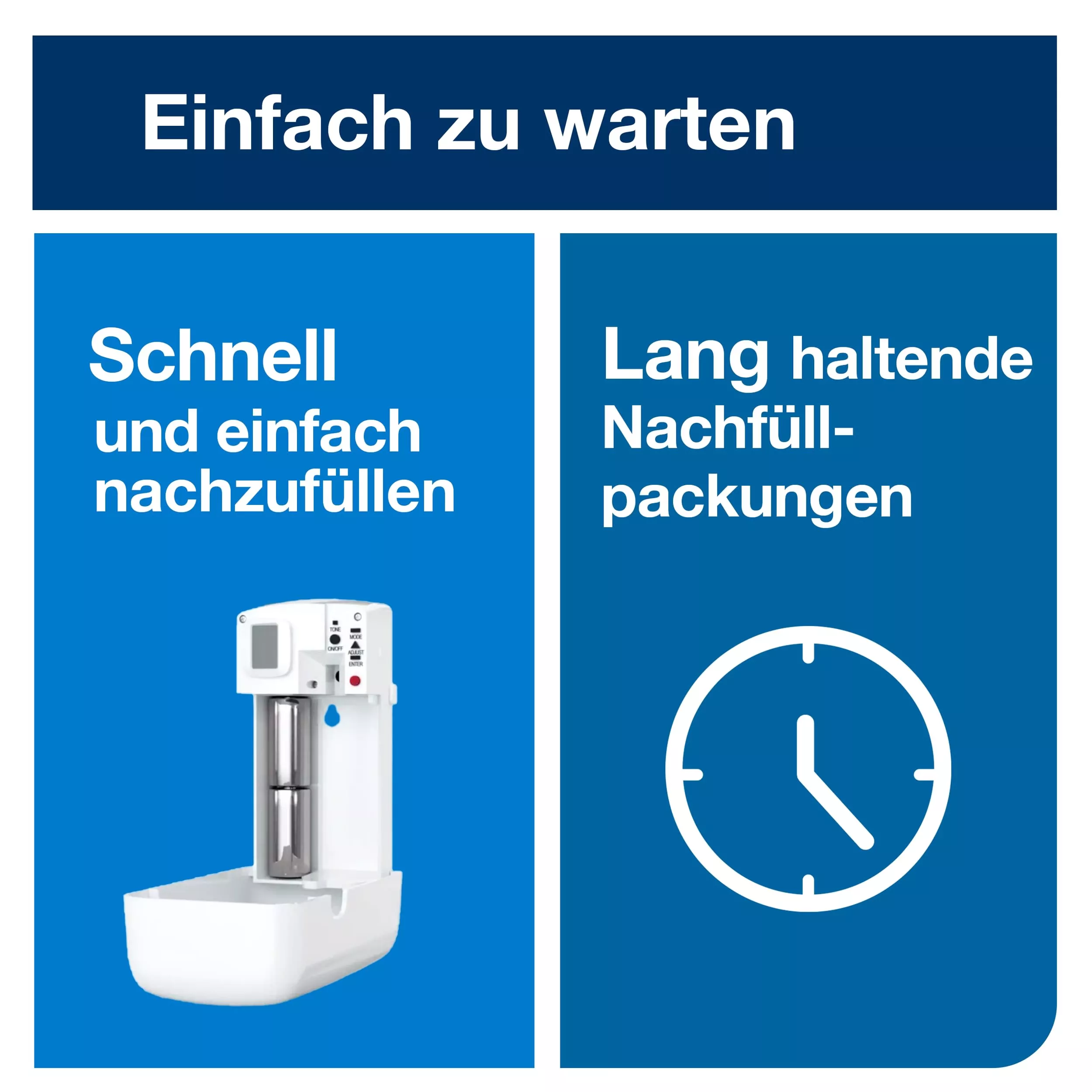 Tork Spender für Lufterfrischer Sprays Weiß A1, Schnelle Nachfüllung, Elevation Linie