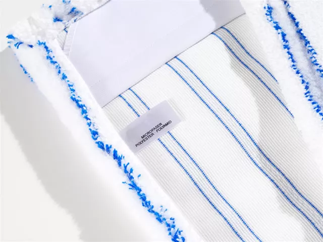 Mopptex Microfasermop mit blauen Streifen, 50cm
