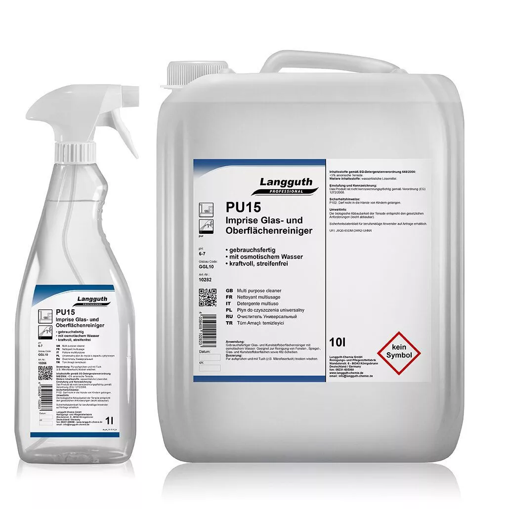 Langguth Imprise Glas-/Oberflächenreiniger – 1L Flasche