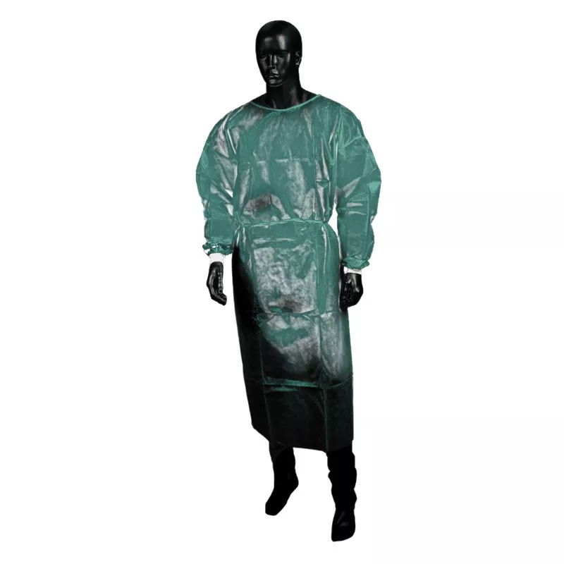 Ampri Med-Comfort Vlies Einweg-Besucherkittel medium Größe L-XL dunkelgrün
