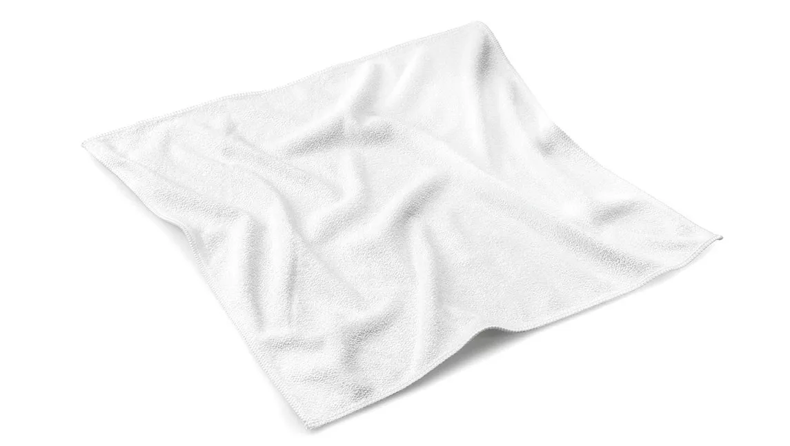 Mega Clean Microfasertuch Stretch light - weiß