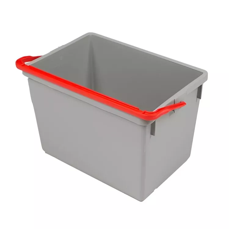 Numatic 10-Liter Eimer (grau) mit farbcodiertem Henkel (rot)