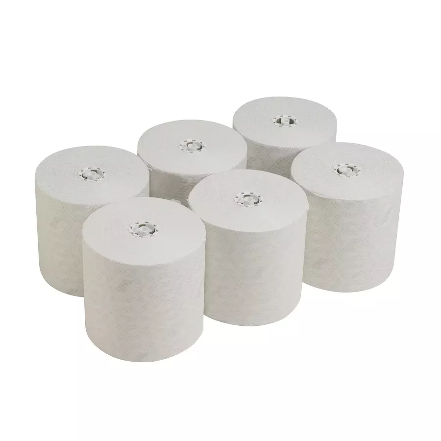 KC SCOTT Max Handtuchrolle Airflex weiß 1-lg., 350m (6Rll./Pack) # 6691