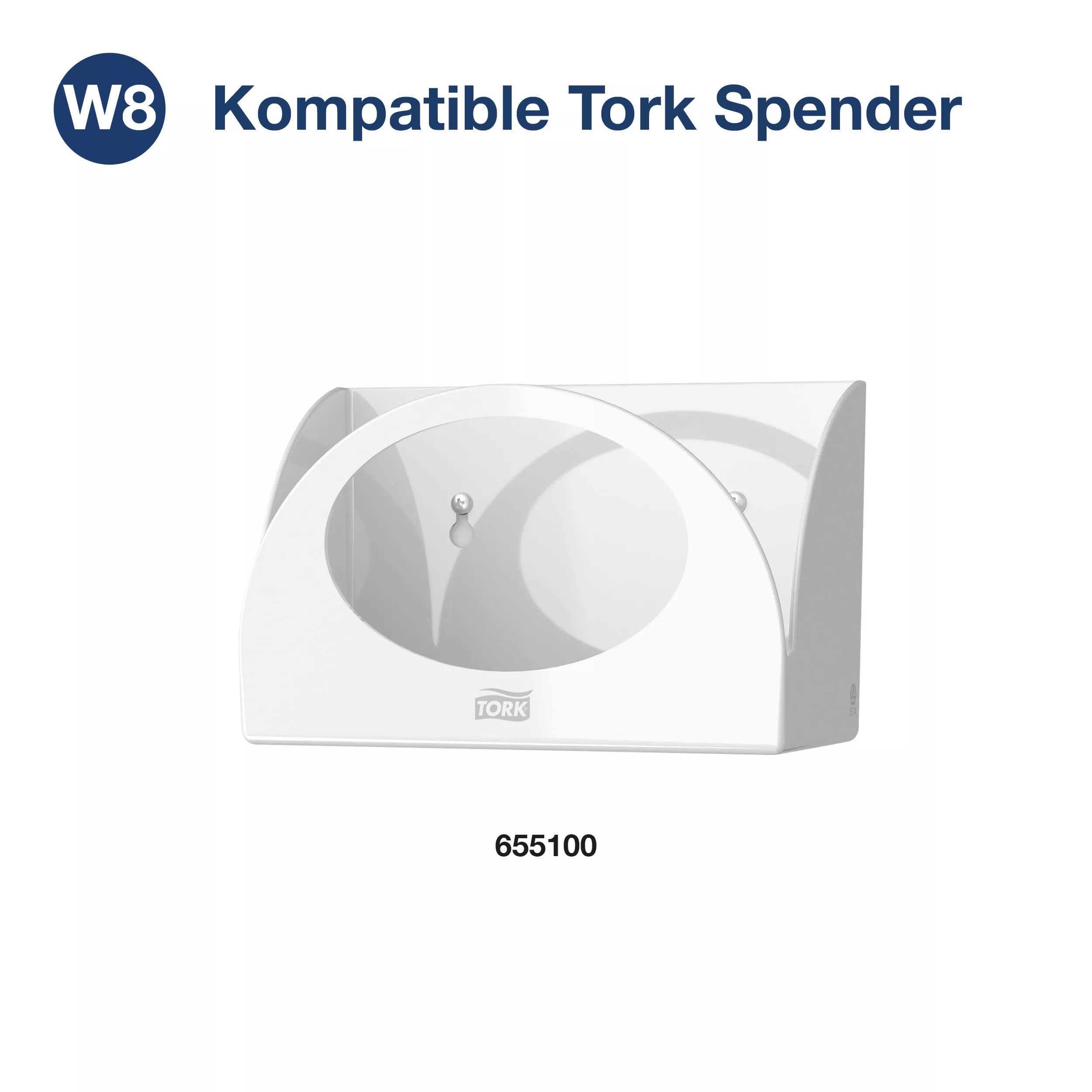 Tork Extra Starke Reinigungstücher Weiß W8, Mehrzweck-Design, 8 × 45 Tücher, 530150
