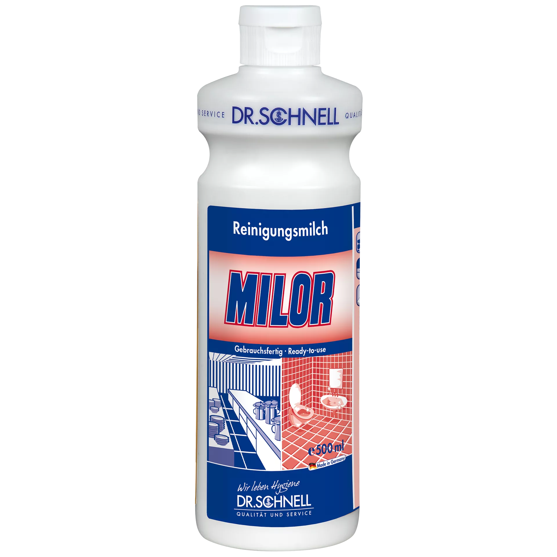 Dr.Schnell Milor 500 ml Flasche milde Reinigungsmilch - 00158