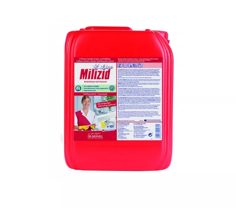 Dr. Schnell Sanitärreiniger und Kalklöser Milizid Shine 10 l