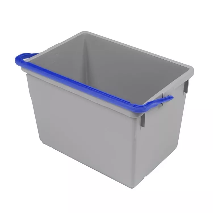 Numatic 10-Liter Eimer (grau) mit farbcodiertem Henkel (blau)