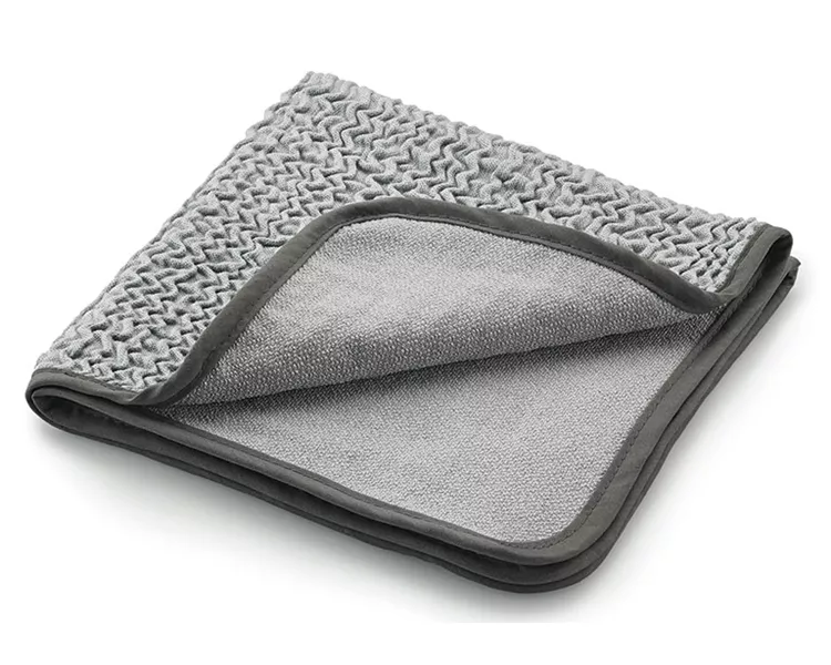 Mega Clean Microfaser Tuch to go 38 x 38cm silbergrau