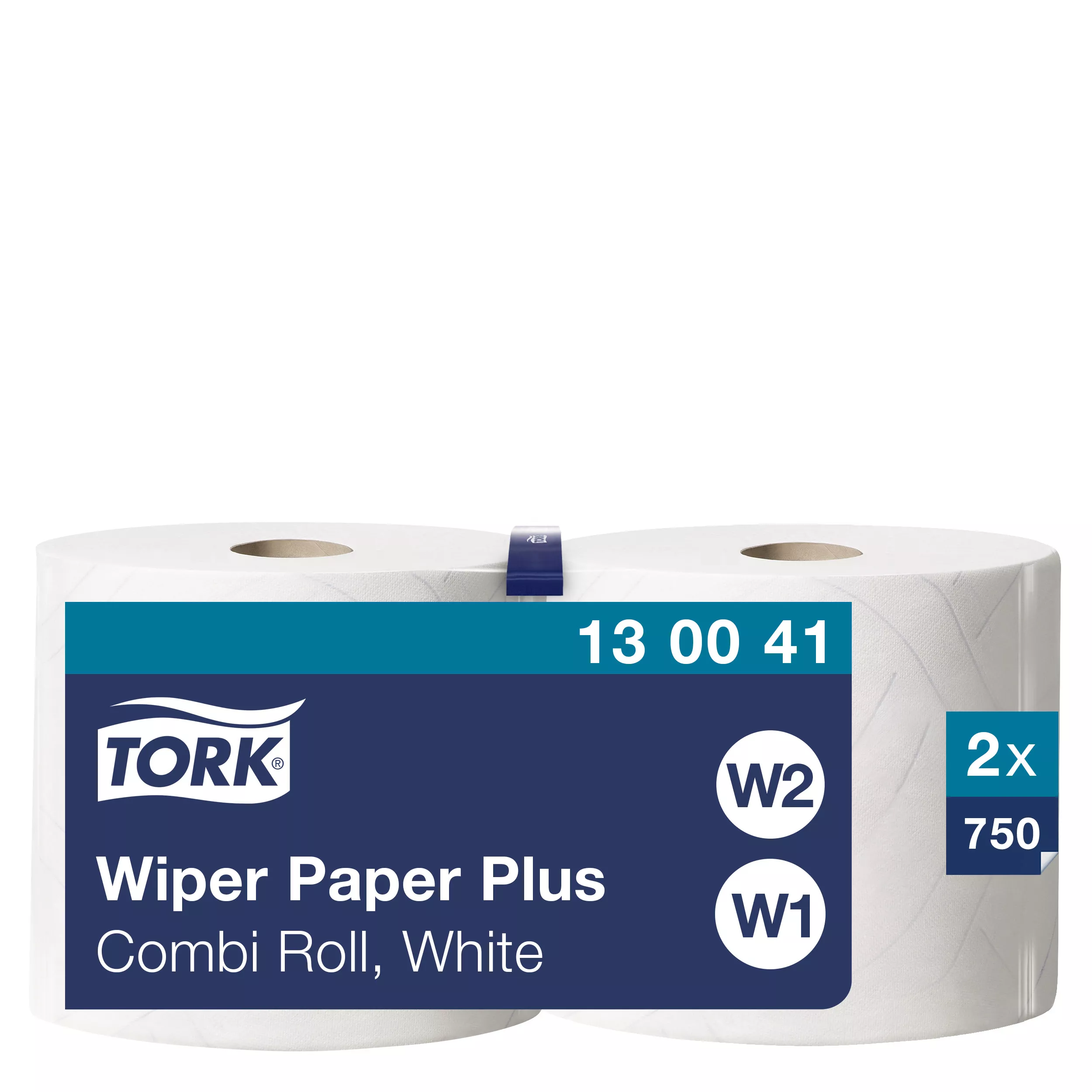 Tork Starke Mehrzweck Papierwischtücher Weiß W1/2, 2 × 750 Blatt, 130041