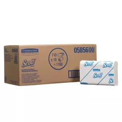 Kimberly Clark Handtuchpapier SCOTT Slimfold 1-lag. (1 Karton = 1760 Blatt)