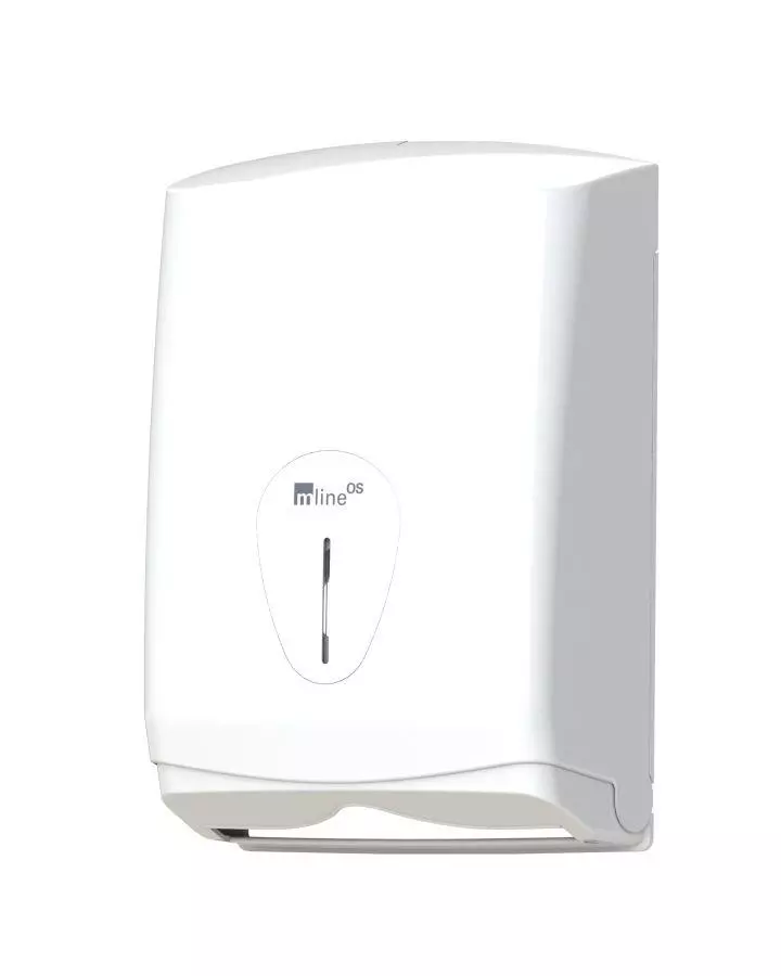 Cleanclub OS Handtuchpapierspender groß – weiß, 350 mm Stapelhöhe