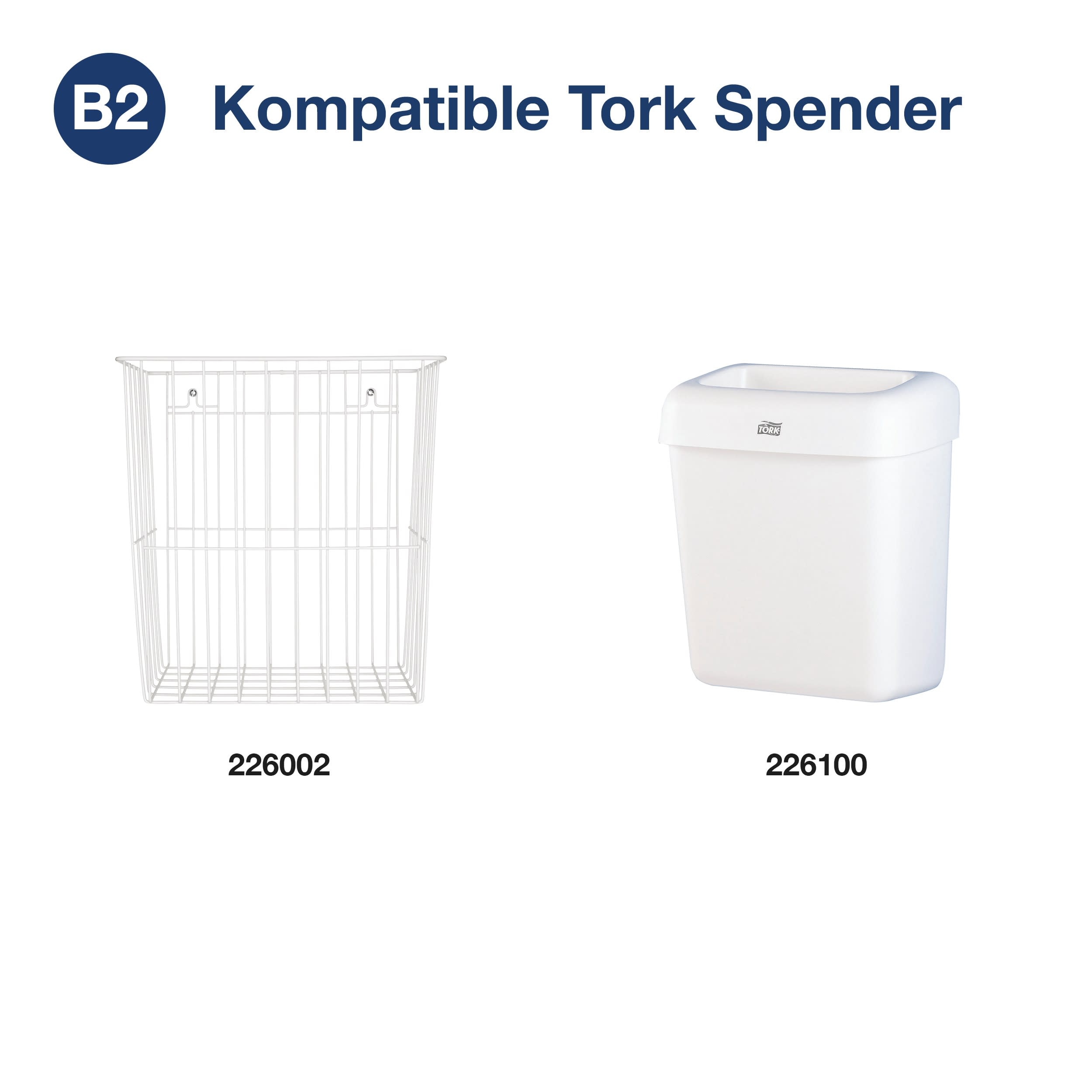 Tork 20 l Abfallsäcke Weiß B2, zu 33 % aus Recycling-Material, 10 × 100 Beutel, 204020