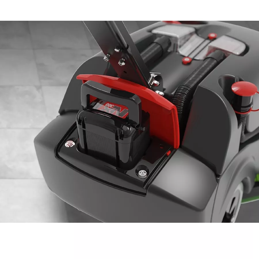 Numatic Batterie-Scheuersaugmaschine TTB1840NX-R mit Ten-Tec Bürste (Set mit AKKU)