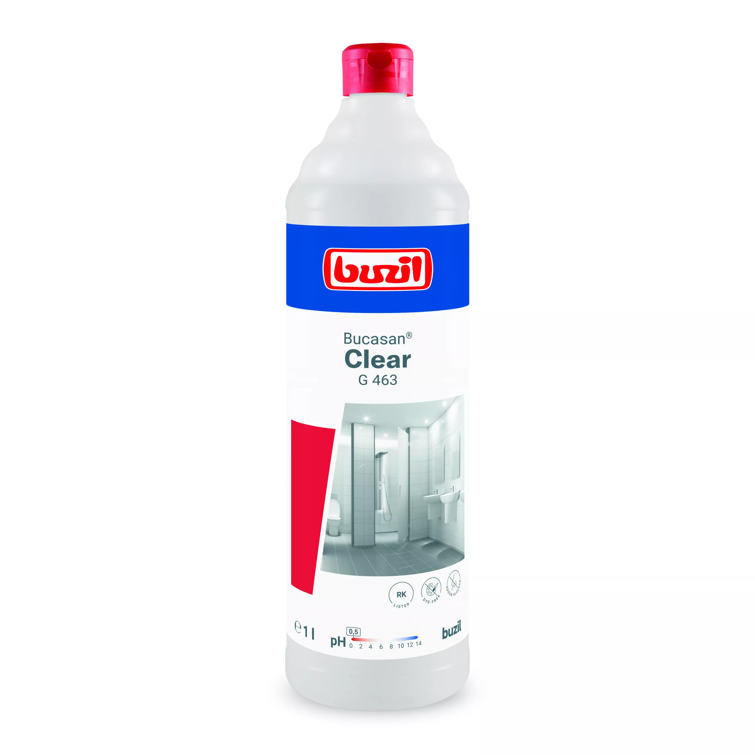 Buzil Sanitärunterhaltsreiniger Bucasan® Clear G463 - 1L Flasche