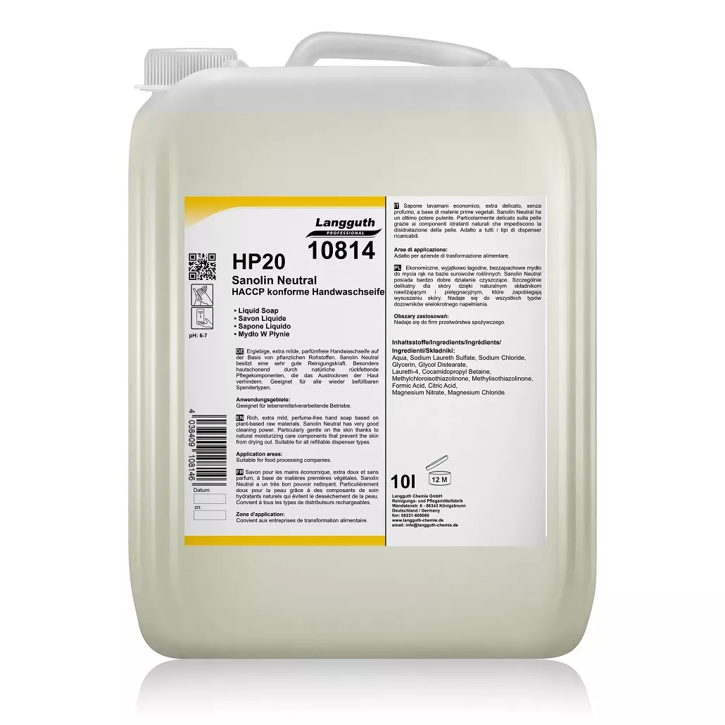 Langguth Waschcreme neutral weiß 10L HP20