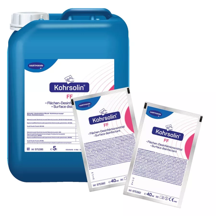 Bode Kohrsolin® FF – Flächendesinfektionsreiniger 40 ml Beutel (1 Karton = 125 Stück)