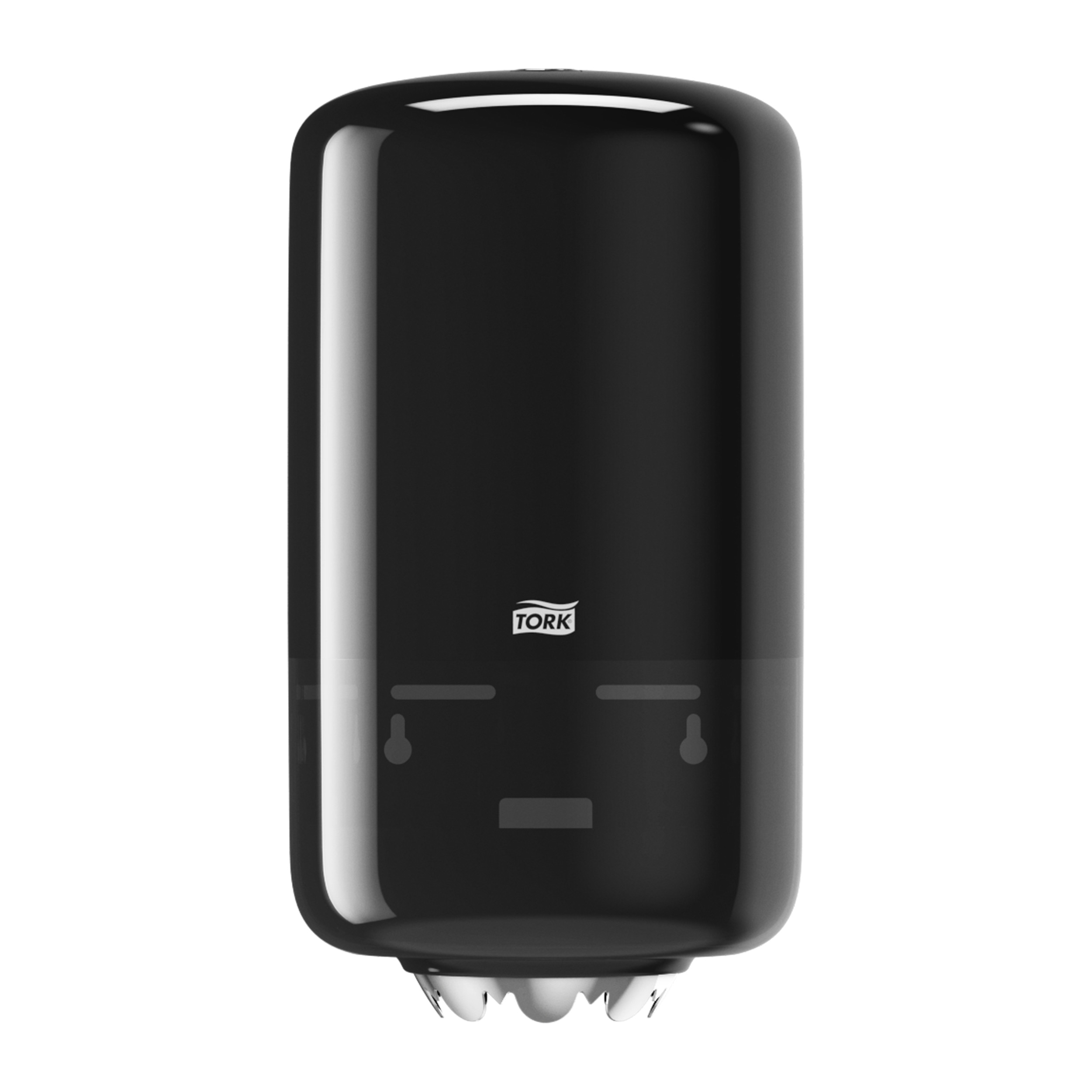 Tork Mini Innenabrollungsspender Schwarz M1, Einhändige Bedienung, Elevation Linie, 558008