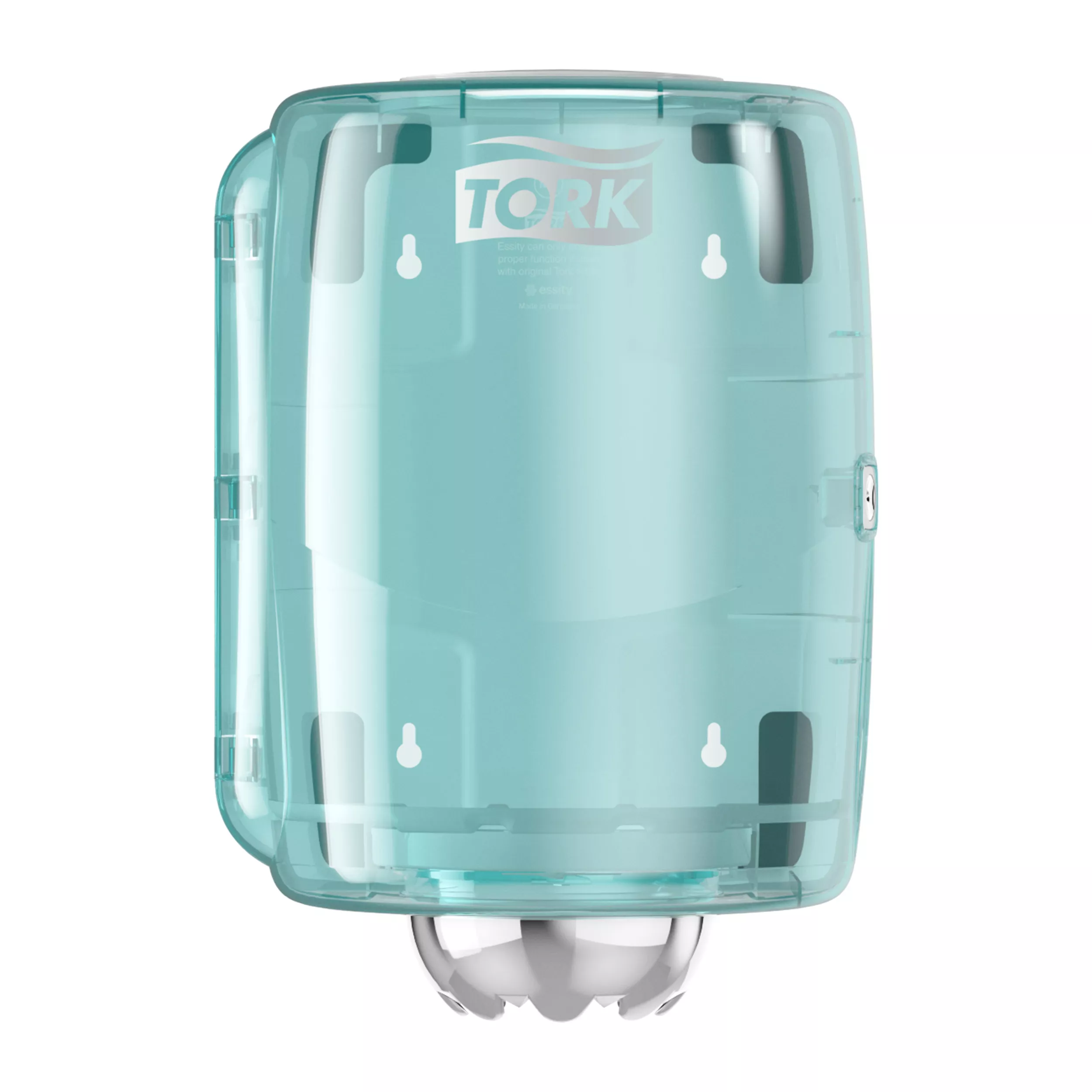 Tork Innenabrollungsspender Weiß und Türkis M2, Robustes Design, Performance Linie, 659000