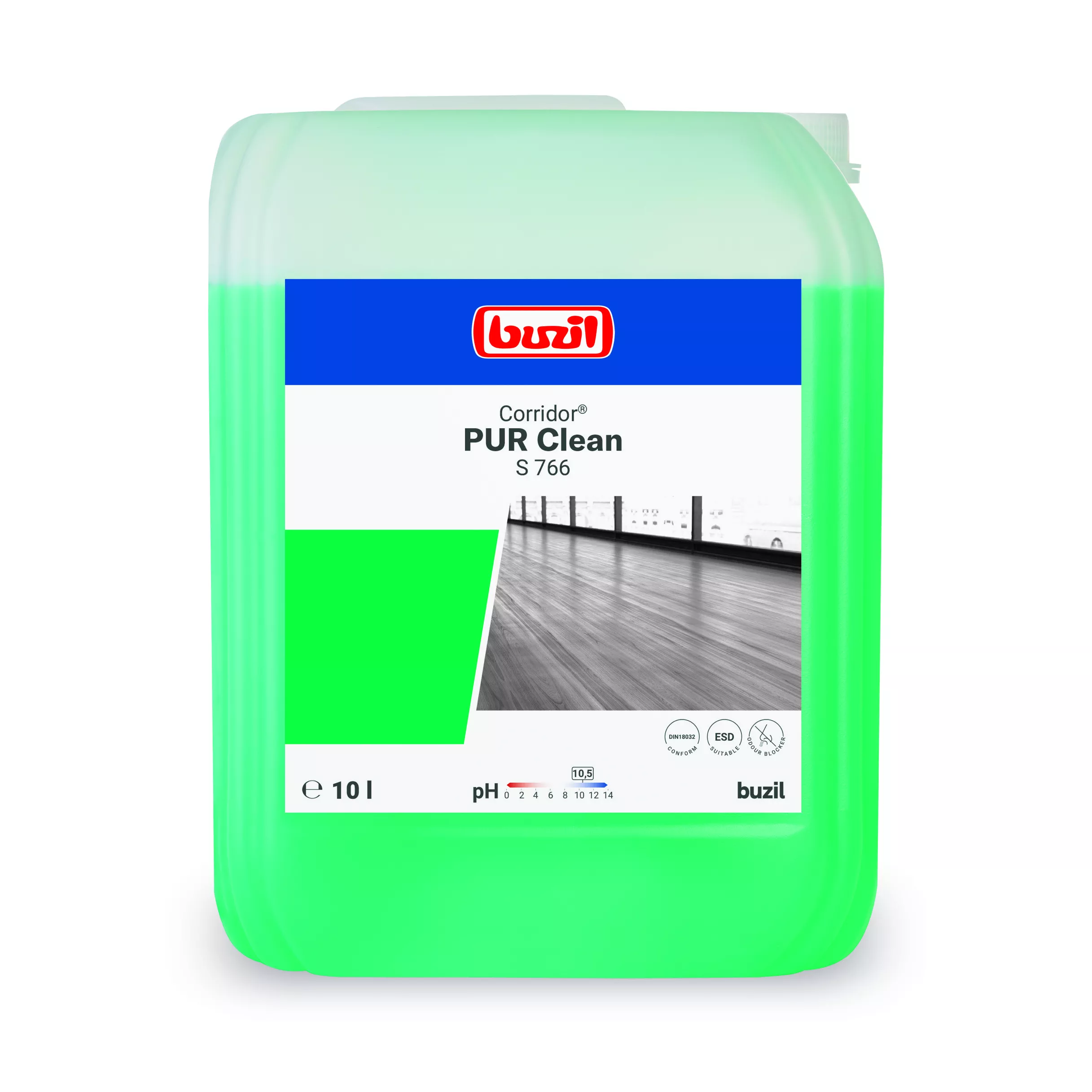 Buzil Corridor® PUR Clean S766 – Profi-Bodenreiniger 10L Kanister
