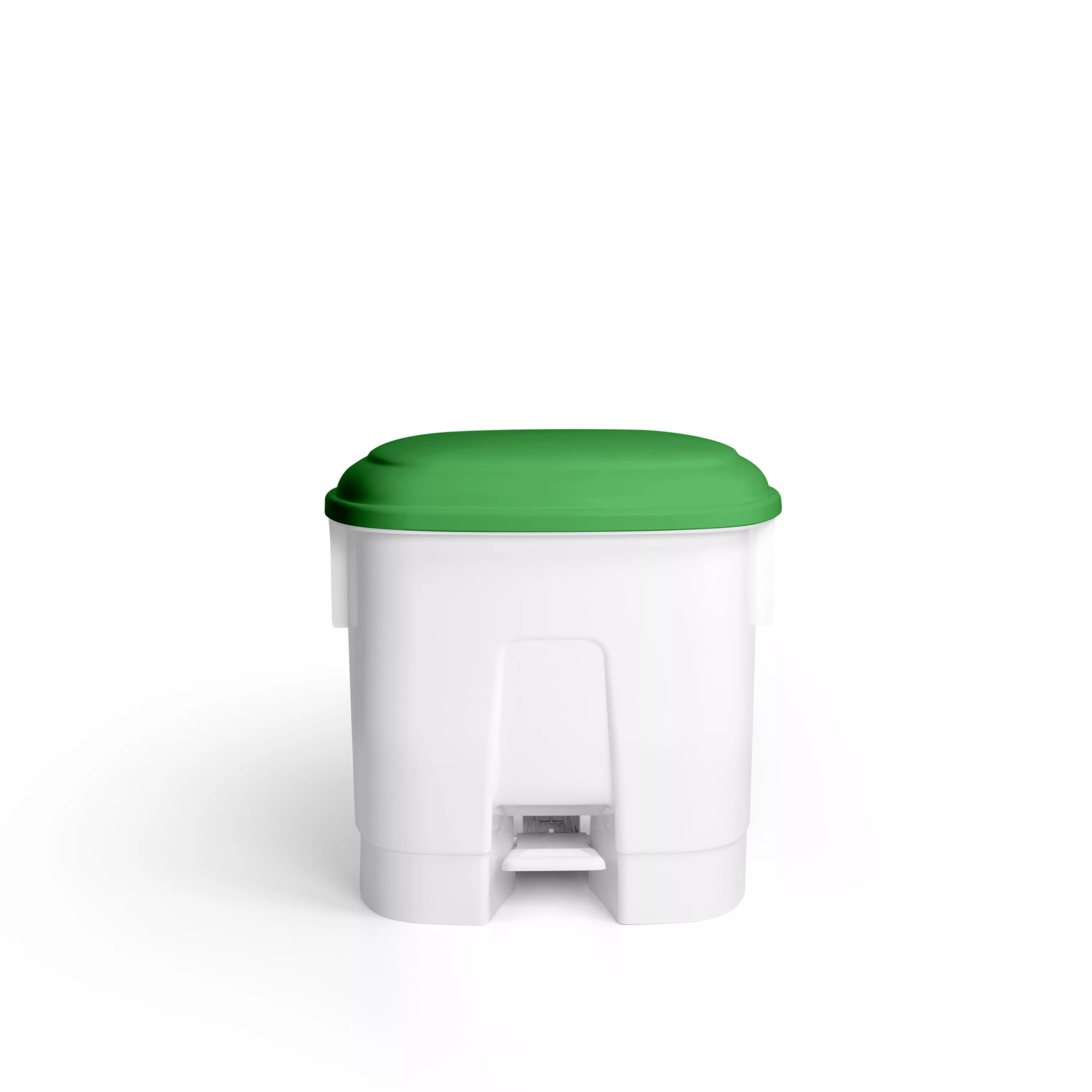 TTS Derby Tretabfalleimer 30 L mit Deckel grün, HACCP