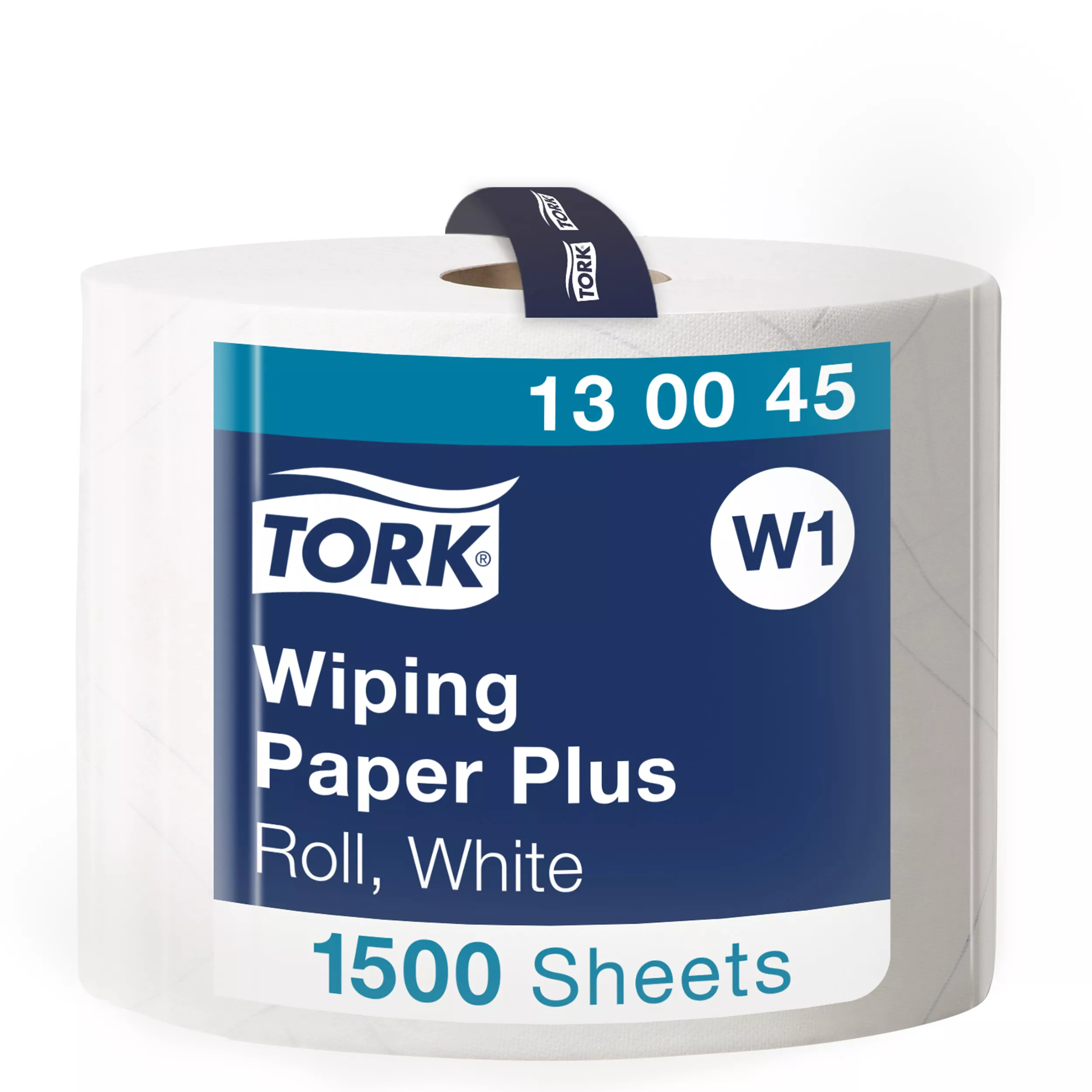 Tork Starke Mehrzweck-Papierwischtücher Weiß W1, Saugstark, 1 × 1.500 Blatt, 130045