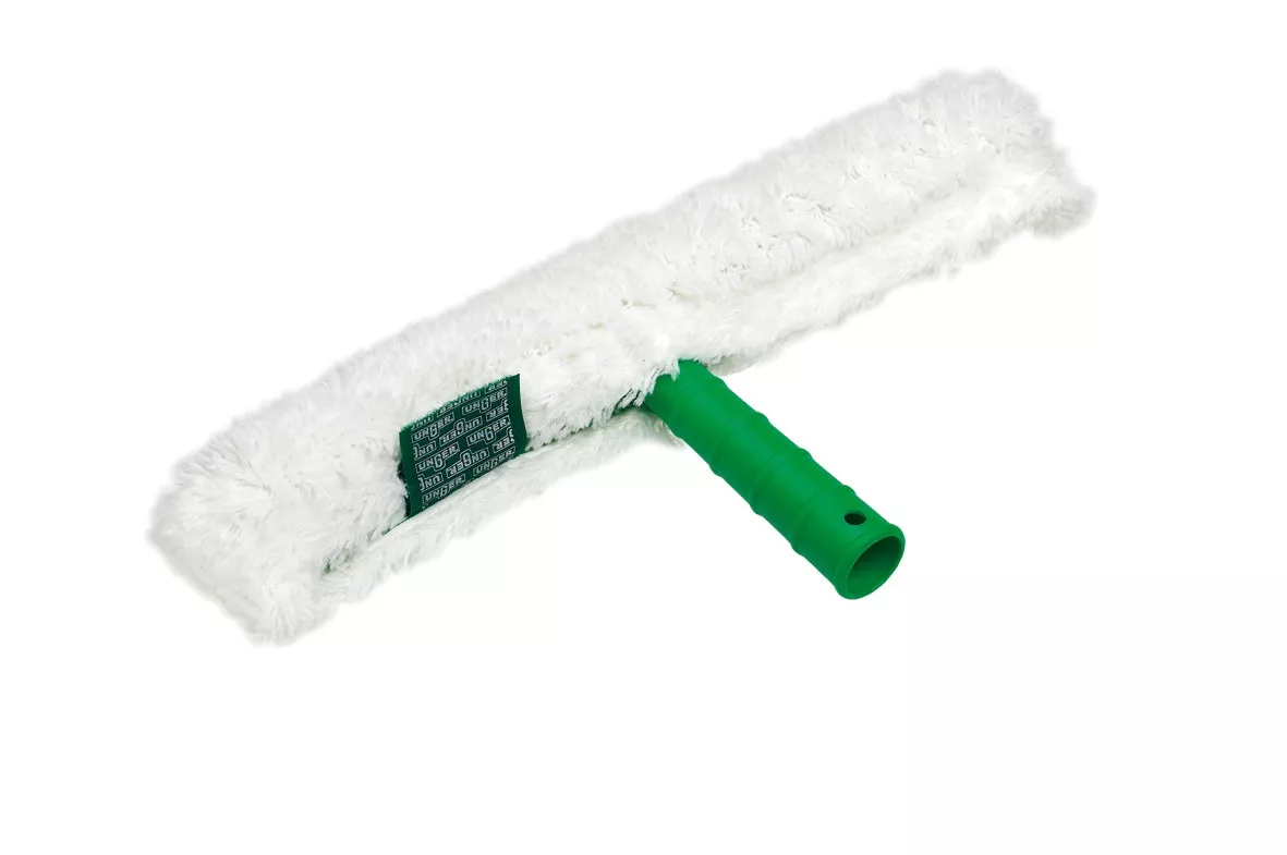 CleanClub SET Unger Fensterreinigung mit Krause Stabilo Leiter – Profi Komplettset inkl. Stufen-Doppelleiter 2x6 Stufen