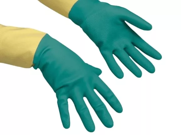 Vileda Gummihandschuh - Heavyweight - Der Robuste - M (gelb/grün)
