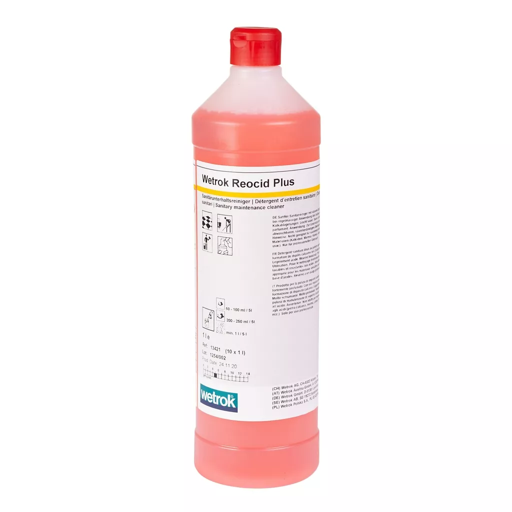 Wetrok Reocid Plus – 1 L Flasche Sanitärreiniger