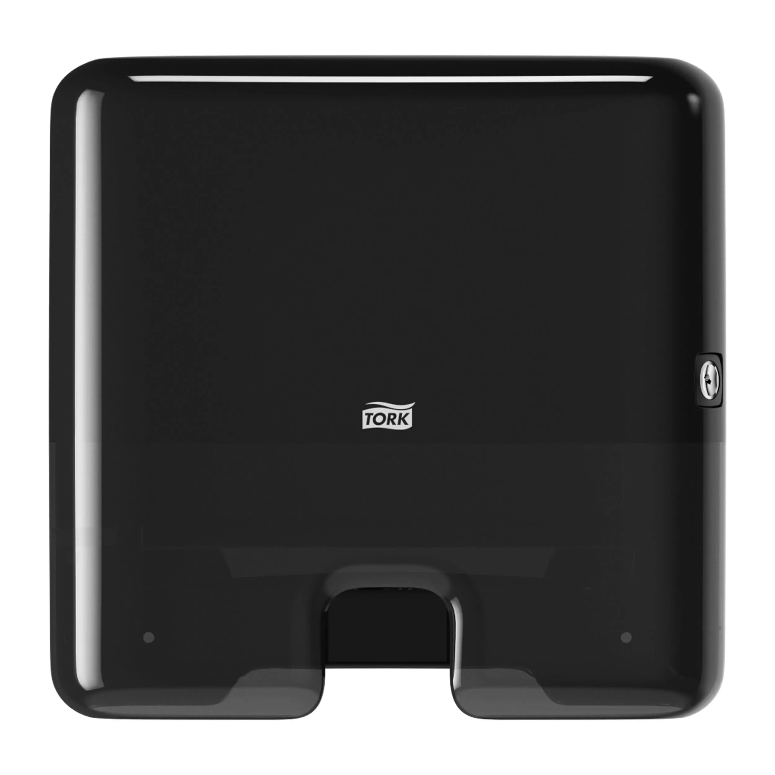 Tork Xpress® Mini Spender für Multifold-Handtücher Schwarz H2, Einzeltuchentnahme, Elevation Design, 552108