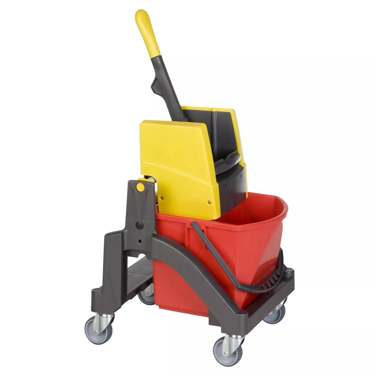 Vermop AQUVA Nasswischwagen Kunststoff 1x17 Ltr. mit Vertikalpresse VK 4