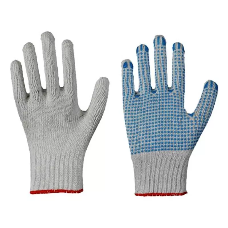 Lagerhandschuh, grobstrick, einseitige Noppen, Gr. L