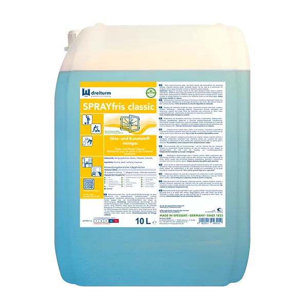 Dreiturm Sprayfris Glas + Kunststoffreiniger 10L - 4321