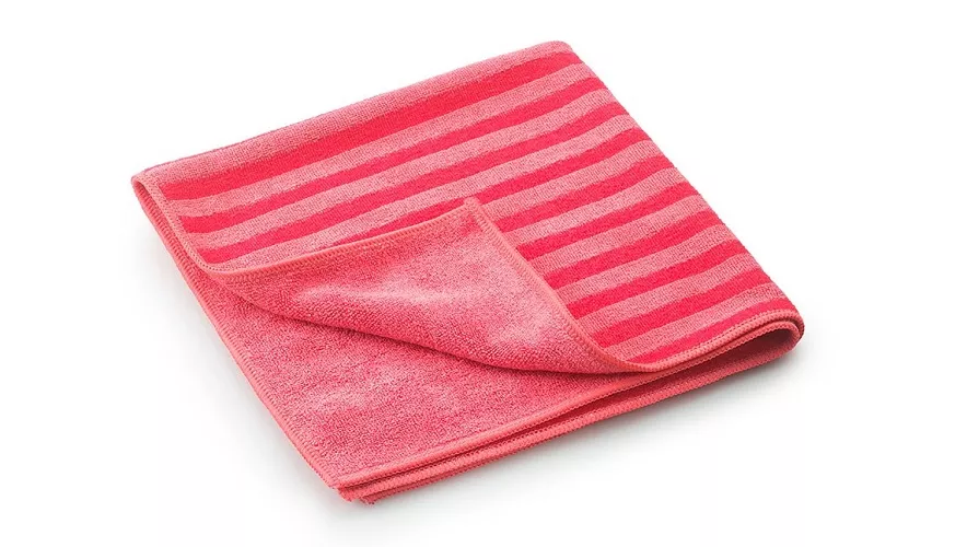 Mega Clean Mikrofaser Borstentuch 40x40cm rot