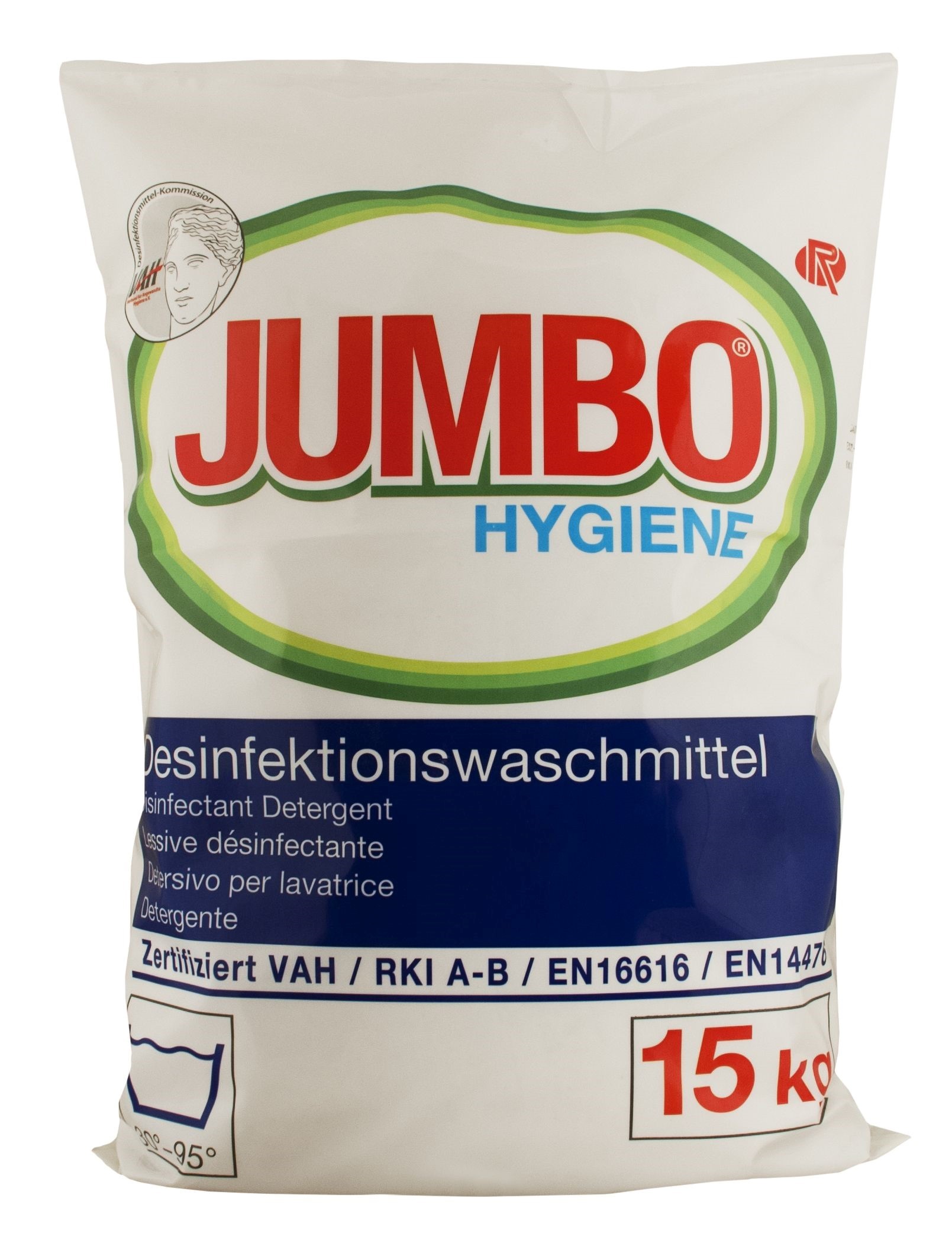 CleanClub Jumbo Hygiene Desinfektionswaschmittel 15 kg