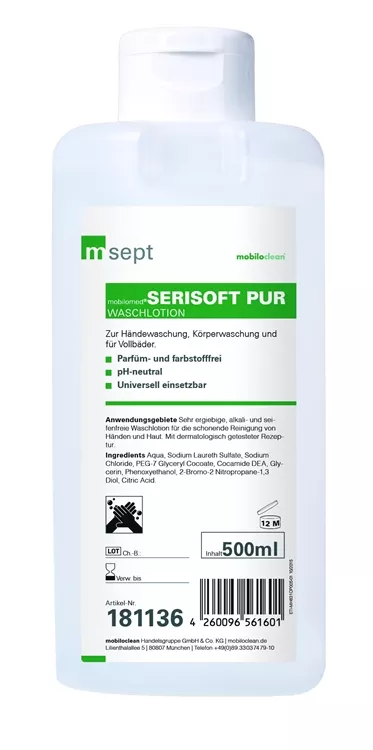 Cleanclub Waschlotion Serisoft PUR 500ml