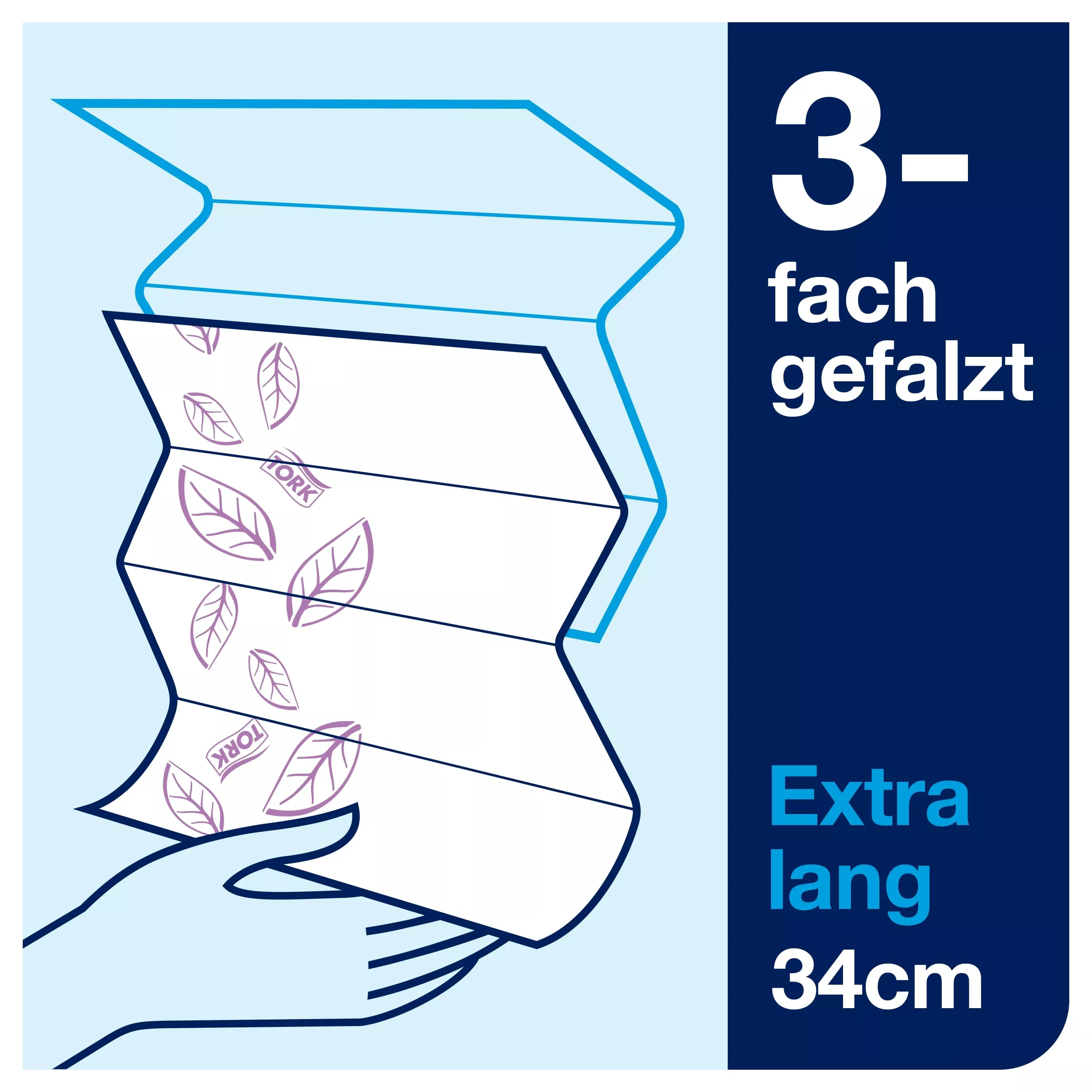 Tork Xpress® Extraweich Multifold-Handtücher Weiß H2, Premium, 21 × 100 Tücher, 100297