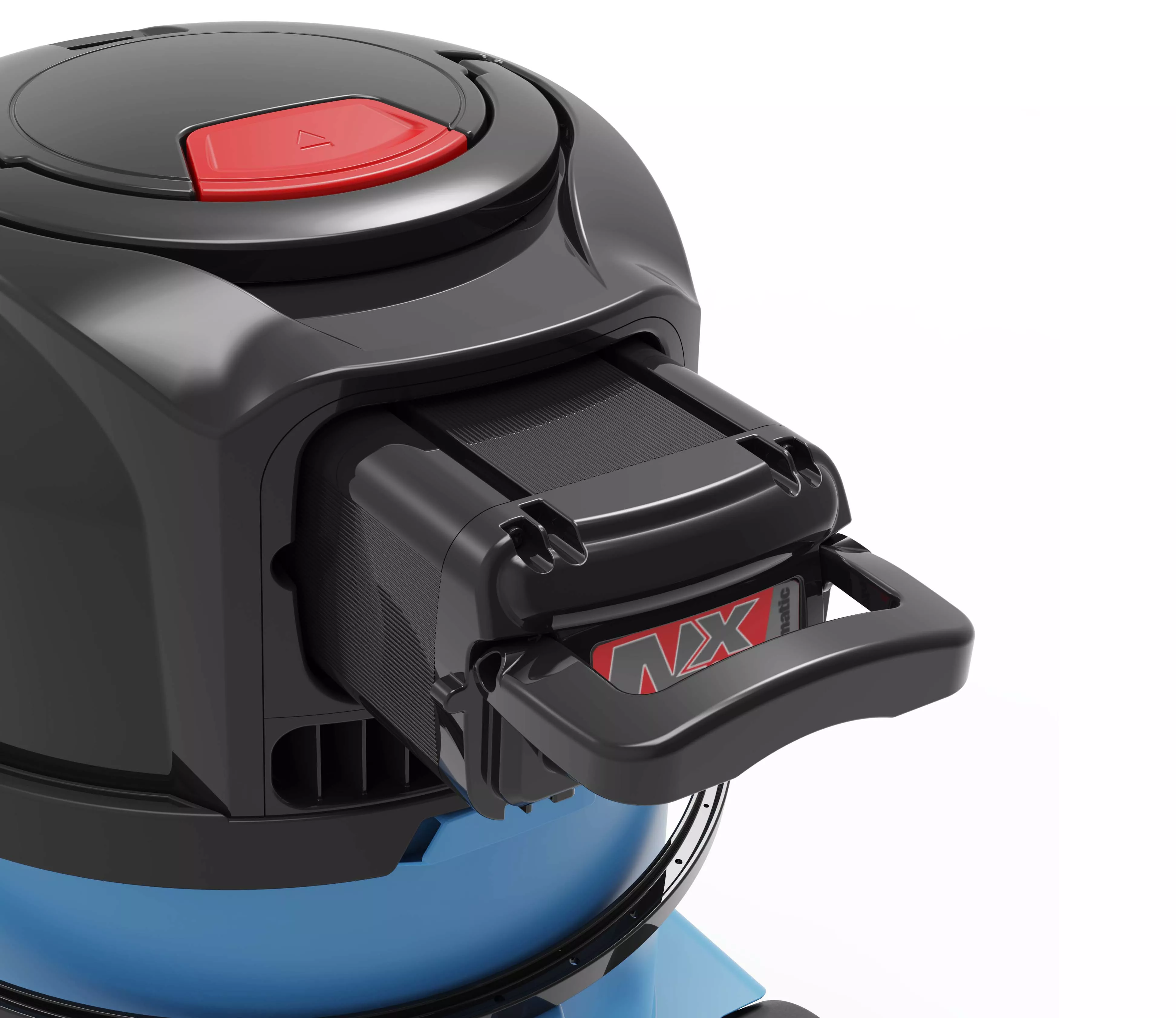 Numatic WBV370NX Akku-Nass-/Trockensauger – inkl. Ladegerät, ohne Akku NX300 in blau