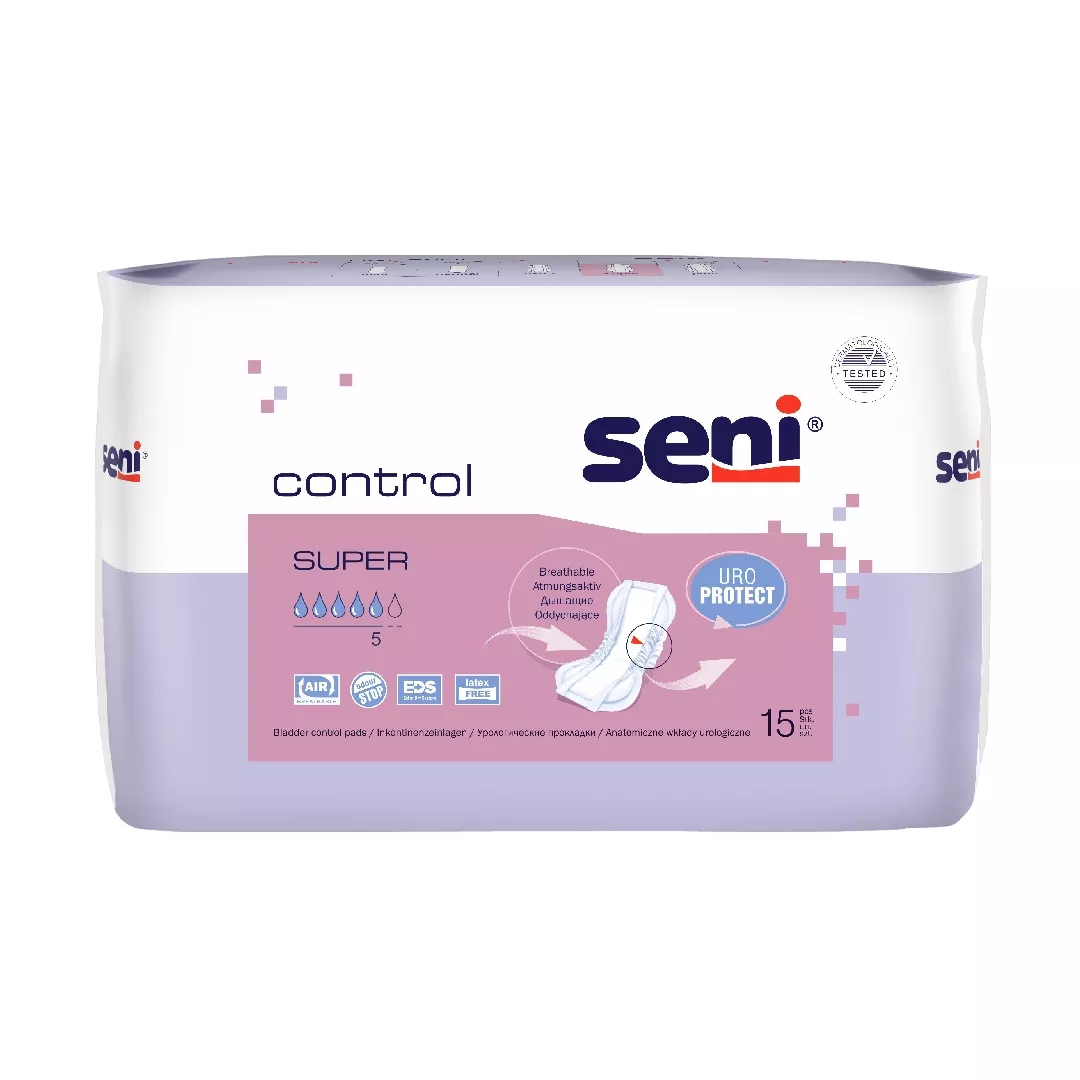 Seni Control Super – Inkontinenzslips – 15 Stück pro Packung