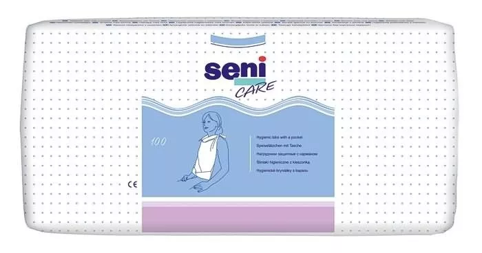 Seni Einmallätzchen 40x60cm (1 Packung = 100 Stück)