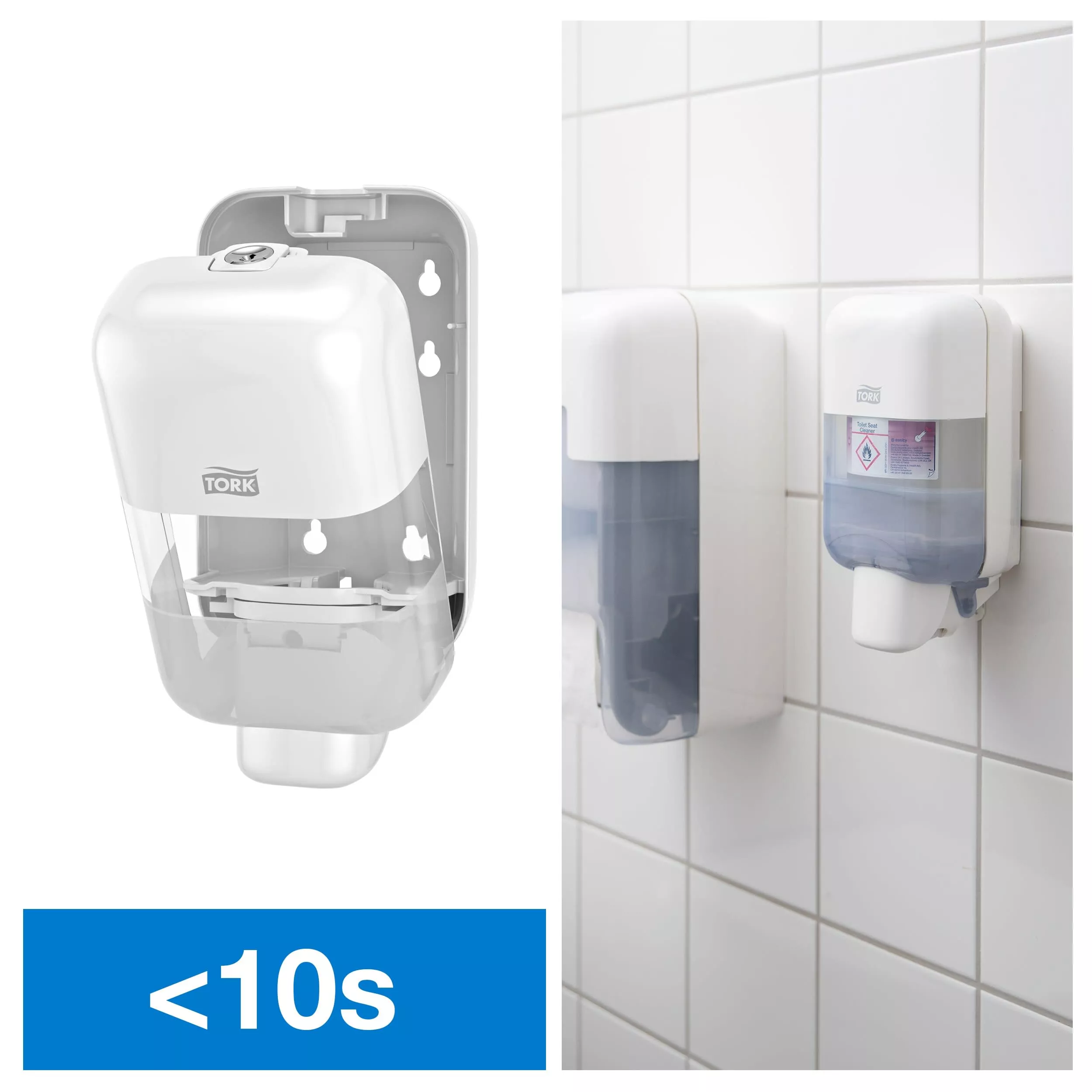 Tork Sensitive Hand Mini Flüssigseife S5, allergikerfreundlich, 8 × 525 ml, 425202